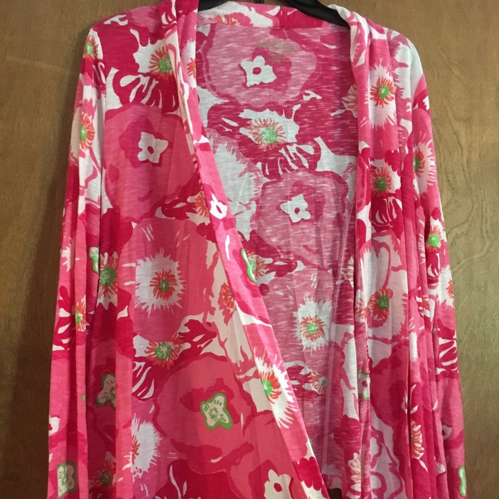 Lilly Pulitzer Scarlet Begonia cardigan